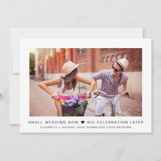 Small Micro結婚の今お祝い後写真 (正面)