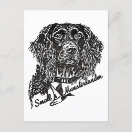 Small Munsterlander （ロゴ） ポストカード
