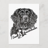 Small Munsterlander (ロゴ) ポストカード (正面)