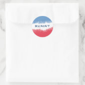 Small Patriotic Resist Political  ラウンドシール (バッグ)