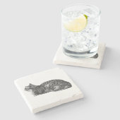 Small Pause, Tabby Poise ストーンコースター (横)