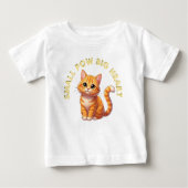 Small Paws, Big Heart ベビーTシャツ (正面)
