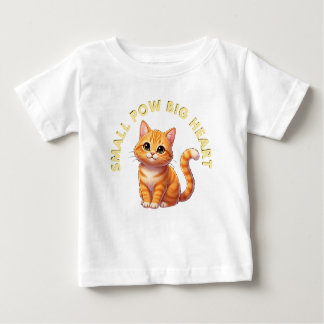 Small Paws, Big Heart ベビーTシャツ