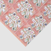 small peach mahjong tiles 薄葉紙 (詳細)