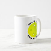 Small Personalized Text Pickleball 11 oz. Custom コーヒーマグカップ (正面右)