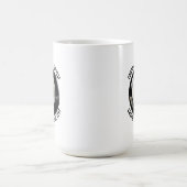 Small Personalized Text Pool 8 Ball 15 oz. Custom コーヒーマグカップ (中央)