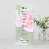 Small Pink Geraniumのメ結婚ニュー メニュー (スタンド正面)