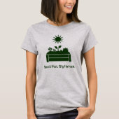 Small Plot Big Harvest Urban Gardener Raised Bed Tシャツ (正面)