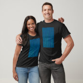 Small Polkadot Geometric Pattern Turquoise Blue An Tシャツ (ユニセックス)