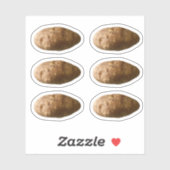 Small Potatoes Potato Custom-Cut Stickers シール (シート)