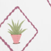 Small print aloe kitchen 壁紙 (縫い目)