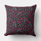 Small print floral pattern クッション (正面)