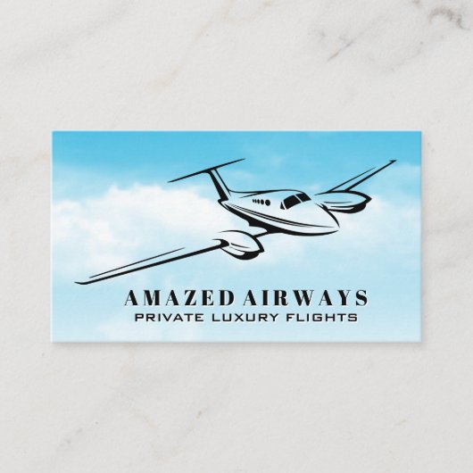 Small Private飛行機in the Sky 名刺 (正面)