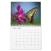 Small Size Beautiful Butterflies Calendar カレンダー (1月 2026)