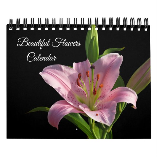 Small Size Beautiful Flowers Calendar カレンダー (カバー)