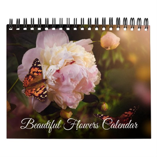 Small Size Beautiful Flowers Calendar カレンダー (カバー)
