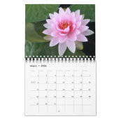 Small Size Exotic Flowers Calendar カレンダー (3月 2026)