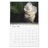 Small Size Exotic Flowers Calendar カレンダー (1月 2026)
