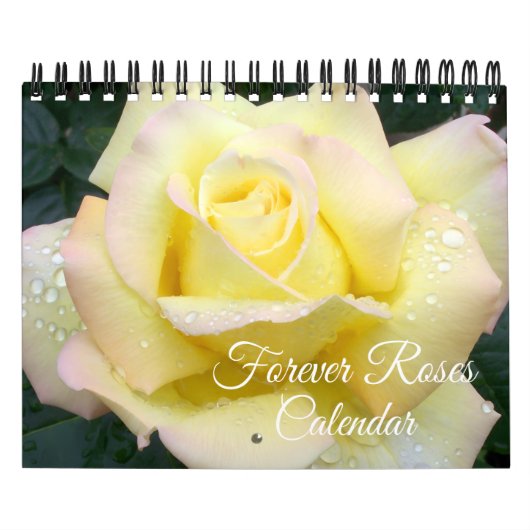 Small Size Forever Roses Calendar カレンダー (カバー)