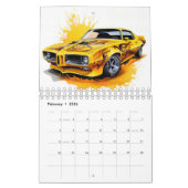 Small Size Hot Rods Calendar カレンダー (2月 2026)