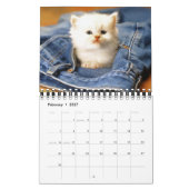 Small Size Kittens Calendar カレンダー (2月 2027)