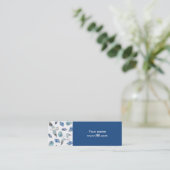 Small size seagulls and shells business cards スキニー名刺 (スタンド正面)