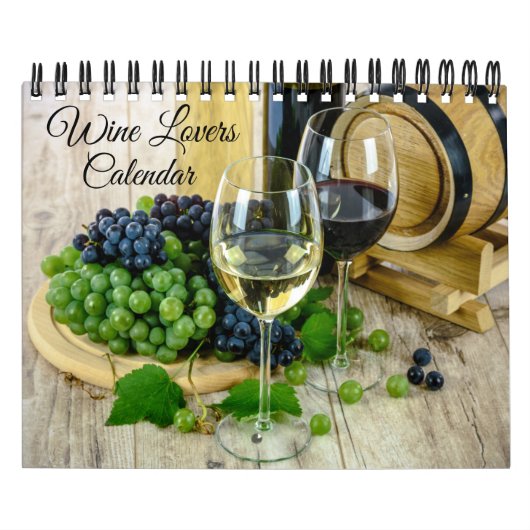 Small Size Wine Lovers Calendar カレンダー (カバー)