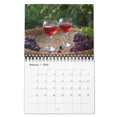 Small Size Wine Lovers Calendar カレンダー (2月 2026)