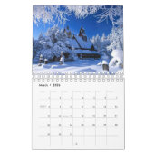 Small Size Winter Calendar カレンダー (3月 2026)