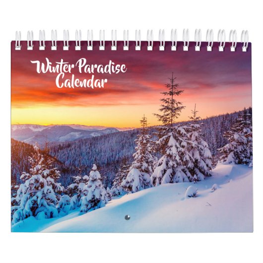 Small Size Winter Paradise Calendar カレンダー (カバー)