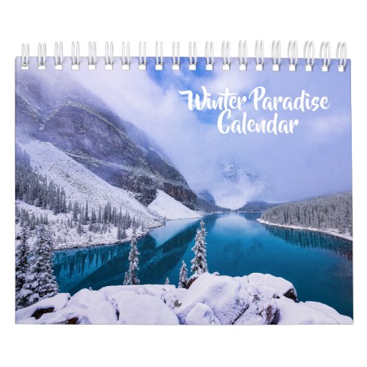 Small Size Winter Paradise Calendar カレンダー (カバー)