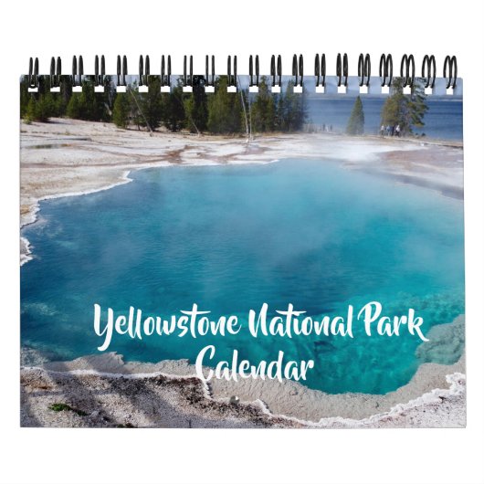 Small Size Yellowstone Park Calendar カレンダー (カバー)