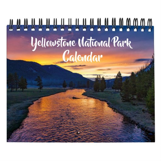 Small Size Yellowstone Park Calendar カレンダー (カバー)