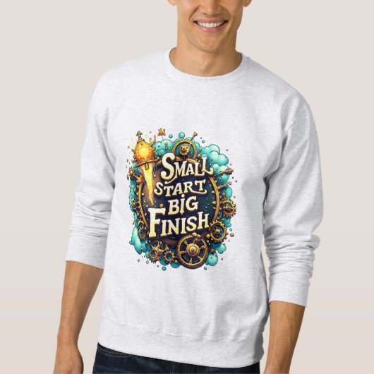 Small Start Big Finish Sweatshirt – Underdog Day スウェットシャツ (正面)
