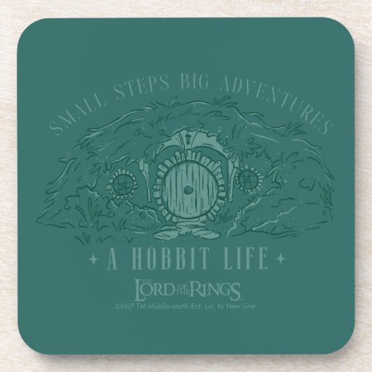 Small Steps, Big Adventures - A Hobbit Life コースター (正面)