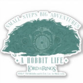 Small Steps, Big Adventures - A Hobbit Life シール (正面)