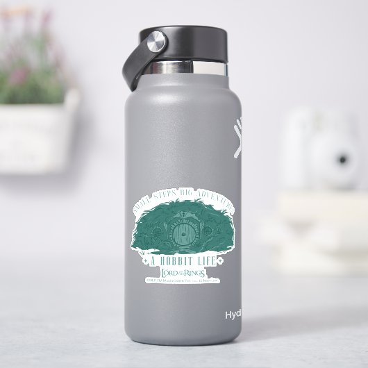Small Steps, Big Adventures - A Hobbit Life シール (HydroFlask)