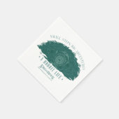 Small Steps, Big Adventures - A Hobbit Life スタンダードカクテルナプキン (角)