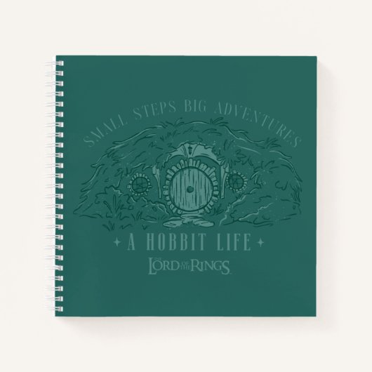 Small Steps, Big Adventures - A Hobbit Life ノートブック (正面)
