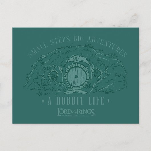 Small Steps, Big Adventures - A Hobbit Life ポストカード (正面)