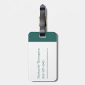 Small Steps, Big Adventures - A Hobbit Life ラゲッジタグ (裏面縦)