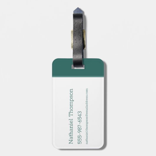 Small Steps, Big Adventures - A Hobbit Life ラゲッジタグ (裏面縦)