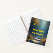 Small Steps, Big Dreams – Inspirational Notebook ノートブック (内部)