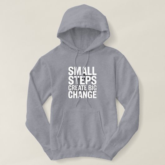  Small Steps Create Big ChangeCozy Motivation パーカ (デザイン正面)