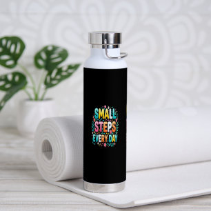 Small Steps Every Day   モチベーショナル・タイポグラフィ ウォーターボトル