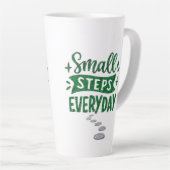 Small Steps Everyday Inspirational Latte Mug カフェラテマグ (右アングル)