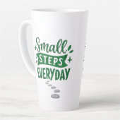 Small Steps Everyday Inspirational Latte Mug カフェラテマグ (左アングル)