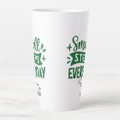 Small Steps Everyday Inspirational Latte Mug カフェラテマグ (正面)