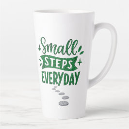 Small Steps Everyday Inspirational Latte Mug カフェラテマグ