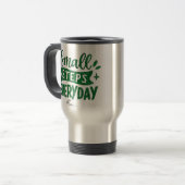 Small Steps Everyday Inspirational Mug トラベルマグ (正面左)